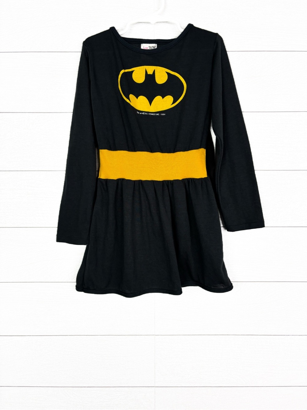 Vintage 1984 Batgirl Sleep Dress Girls Cape Costume Halloween Batman